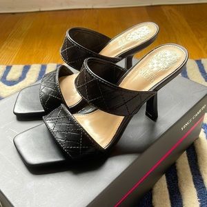 NWT Vince Camuto black high heel sandals